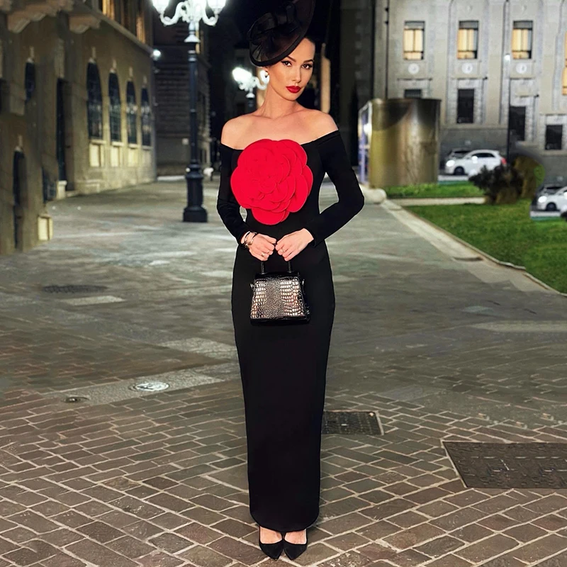 Thinyfull Black Mermaid Prom Dresses Long Sleeve Floor Length Evening Party Dress Women Night Cocktail Prom Gowns Custom Size
Thinyfull Black Mermaid Prom Dresses Long Sleeve Floor Length Evening Party Dress Women Night Cocktail Prom Gowns Custom Size