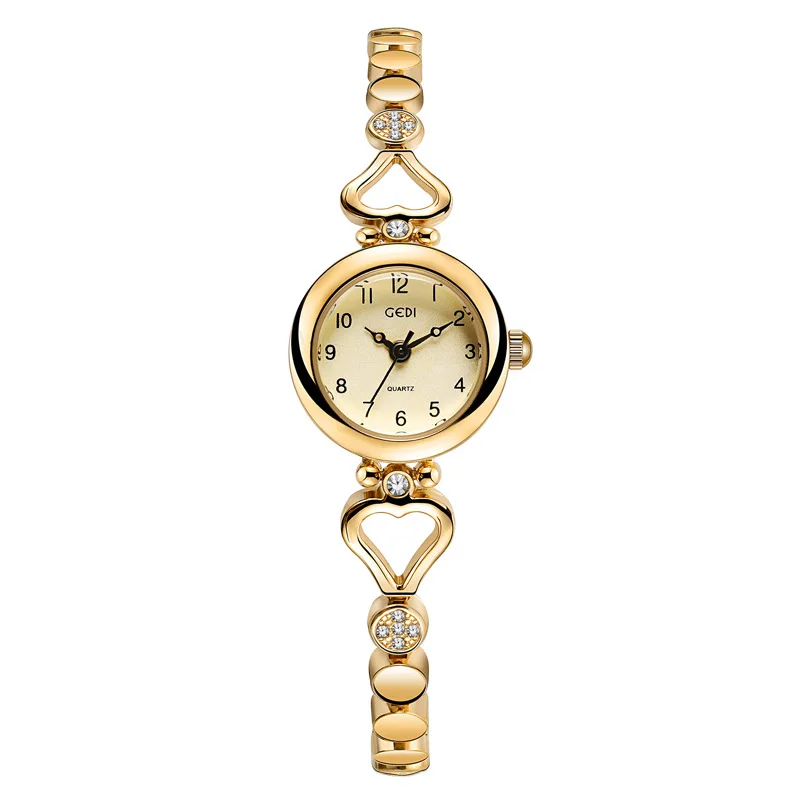 GEDI Brand women's watch compact and high-end quartz watch Ladies waterproof and exquisite light luxury bracelet wristwatches
GEDI Brand women's watch compact and high-end quartz watch Ladies waterproof and exquisite light luxury bracelet wristwatches