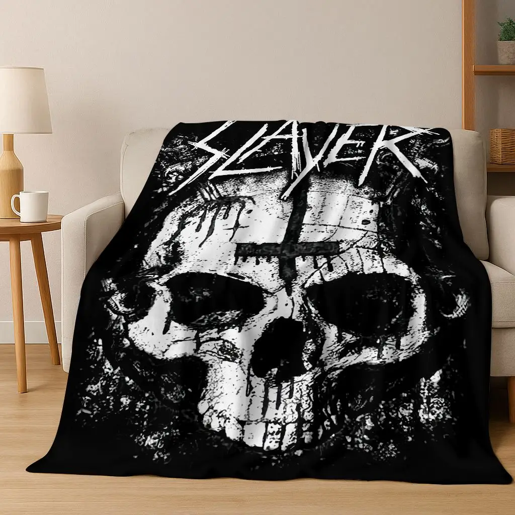 2026 Slayer Heavy Metal Rock Band Skull Art Flannel Blanket,Cozy Soft Throw Blanket for Home Bedroom Bed Sofa Picnic Cover Gift
2026 Slayer Heavy Metal Rock Band Skull Art Flannel Blanket,Cozy Soft Throw Blanket for Home Bedroom Bed Sofa Picnic Cover Gift