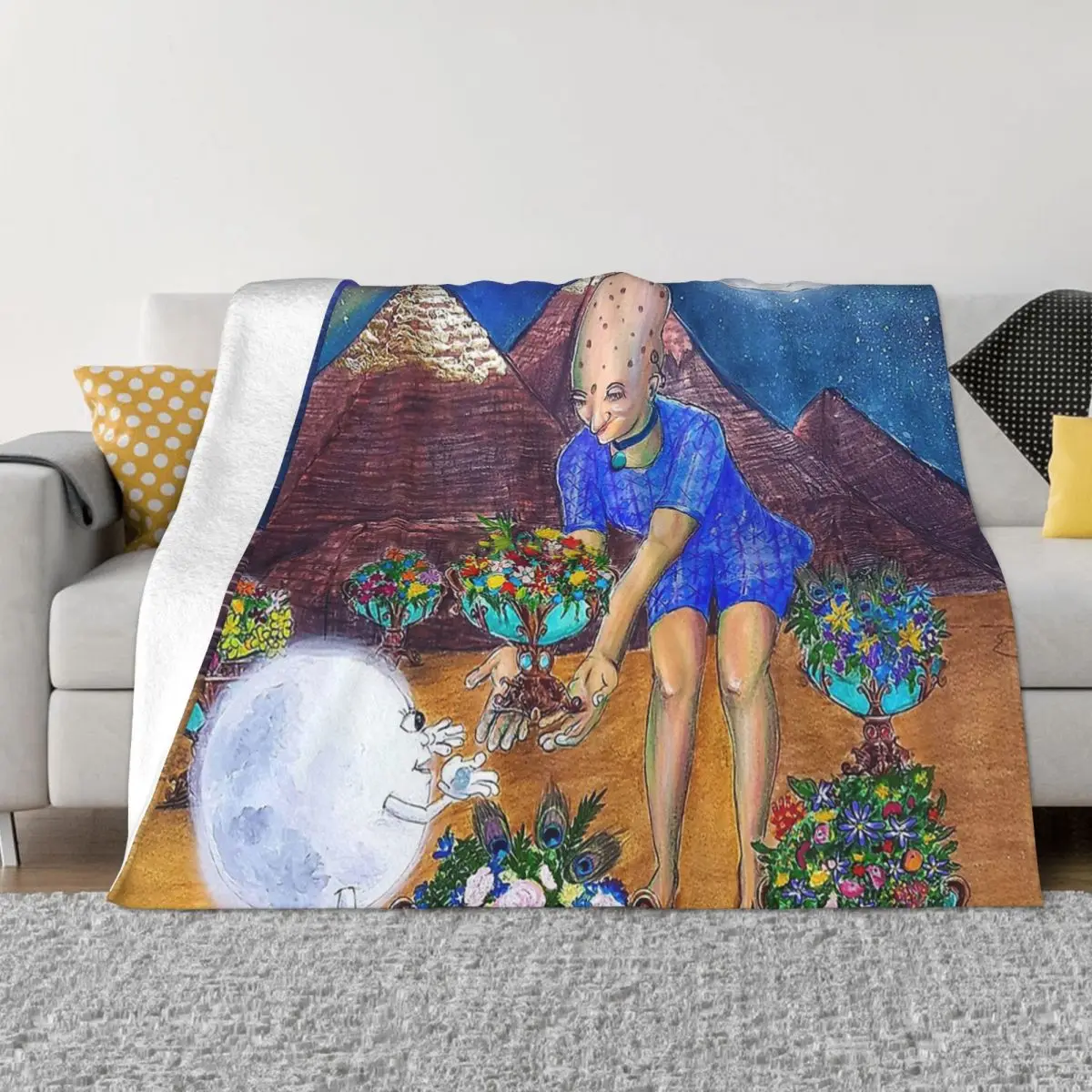Ancient Moon Blanket Flannel Spring Autumn Ancient Memories Warm Throws For Winter Bedding
Ancient Moon Blanket Flannel Spring Autumn Ancient Memories Warm Throws For Winter Bedding