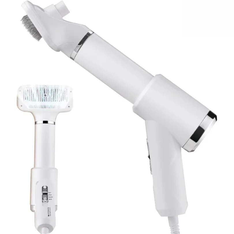 Pet Hair Dryer Cat Steam Brush Electric Portable Dog Blower Hot Air Hair Removal Comb Anti Static for Small Medium Dogs Cats
Pet Hair Dryer Cat Steam Brush Electric Portable Dog Blower Hot Air Hair Removal Comb Anti Static for Small Medium Dogs Cats