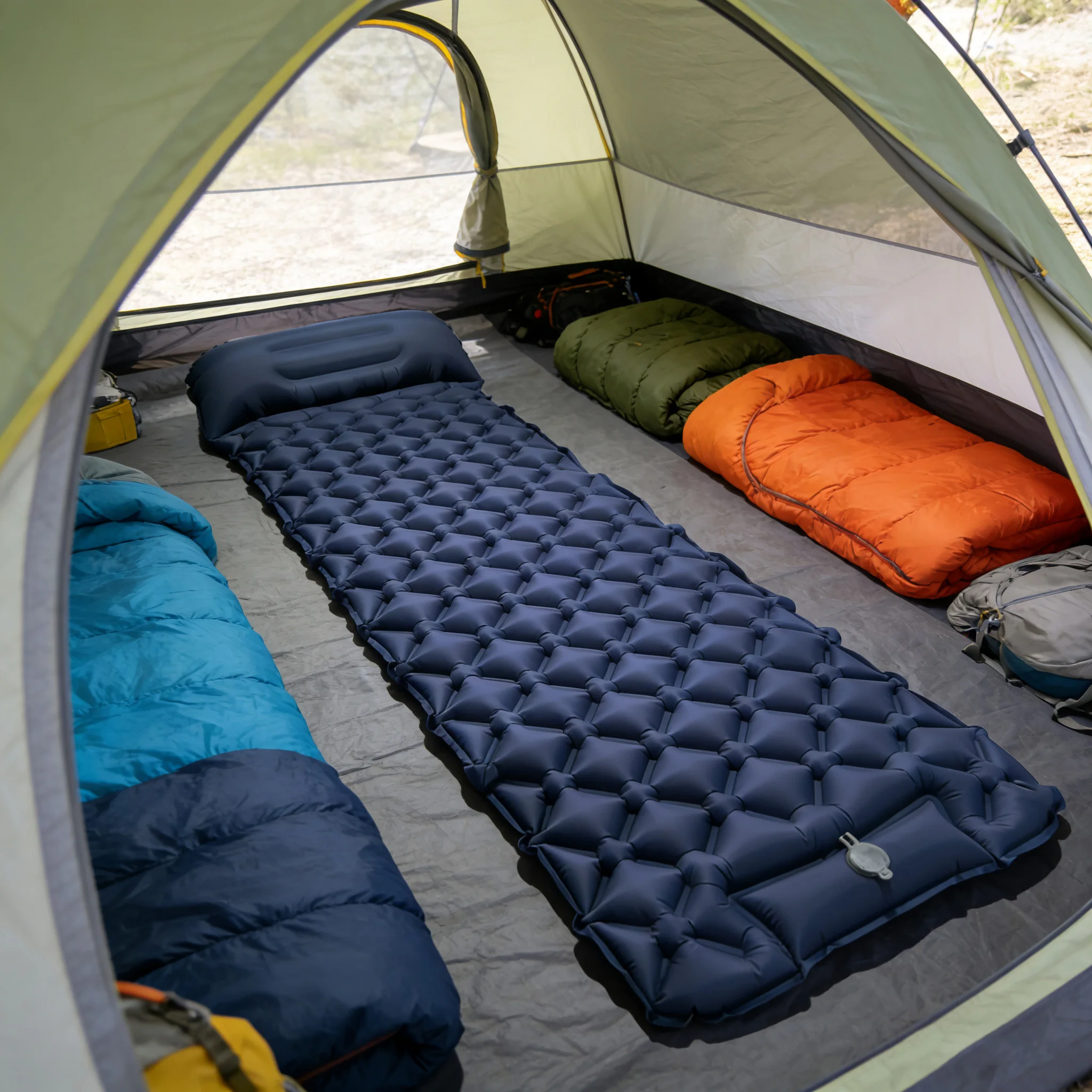 Portable Inflatable Mattress & Cushion for Home, Outdoor Camping, Car Sleeping, Guest Accommodation and Kids' Napping & Playing
Portable Inflatable Mattress & Cushion for Home, Outdoor Camping, Car Sleeping, Guest Accommodation and Kids' Napping & Playing