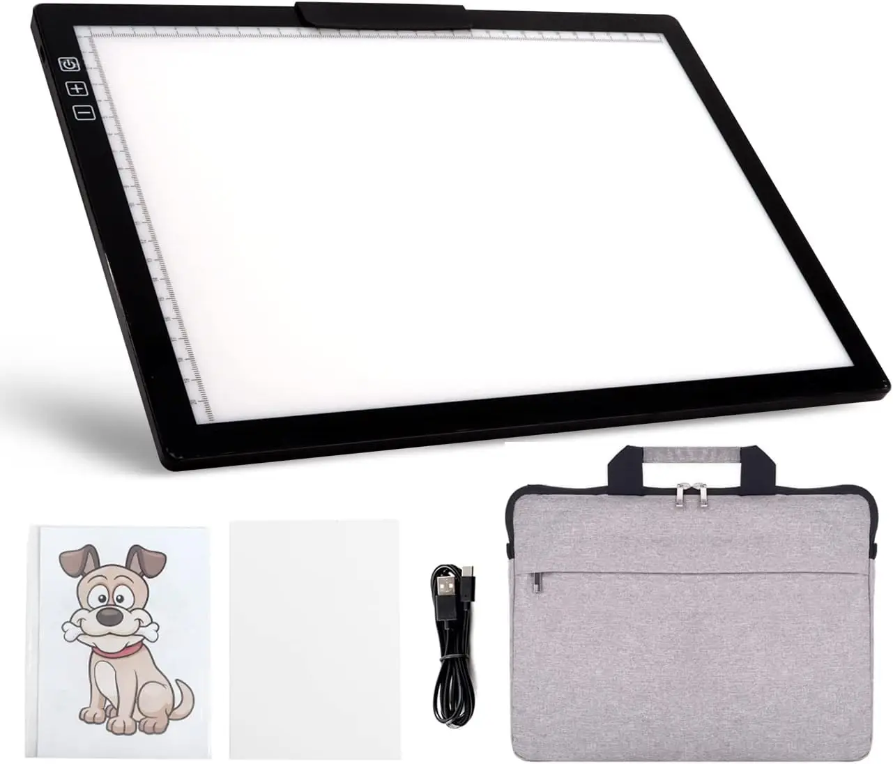 A4 LED Light Pad with Case, Stand & 6 Brightness Levels, Type-C Cable, Wireless for Diamond Painting & Tracing
A4 LED Light Pad with Case, Stand & 6 Brightness Levels, Type-C Cable, Wireless for Diamond Painting & Tracing