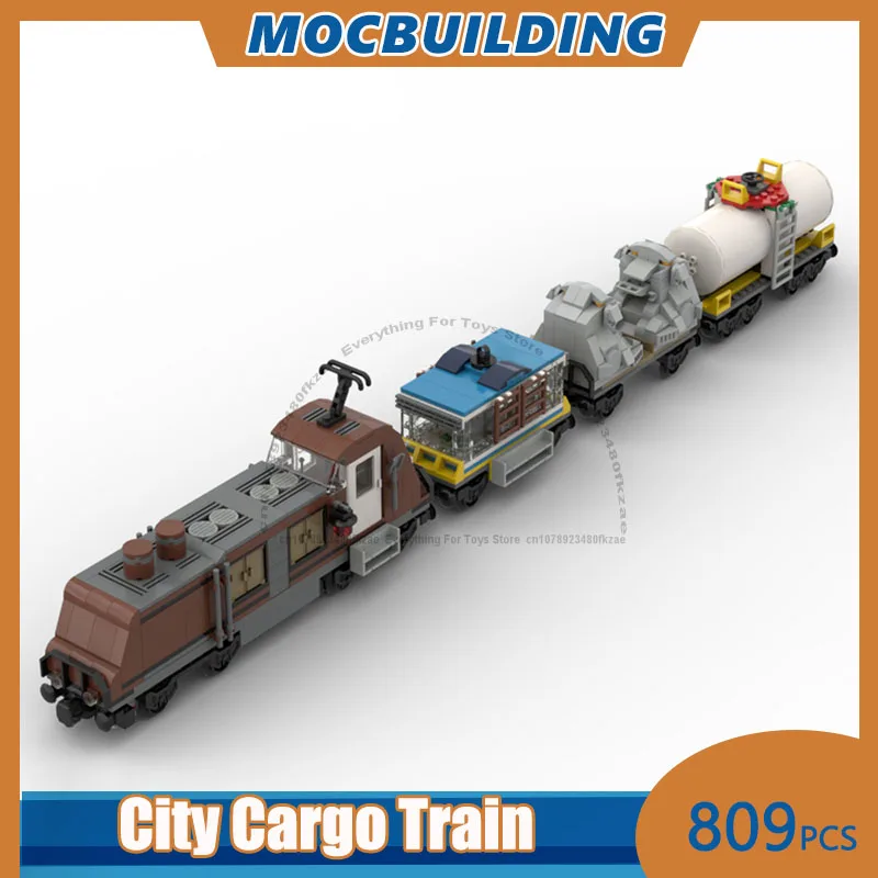 MOC Building Blocks City Cargo Train Model DIY Assemble Bricks Transportation Collection Creative Display Toys Gifts 809PCS
MOC Building Blocks City Cargo Train Model DIY Assemble Bricks Transportation Collection Creative Display Toys Gifts 809PCS