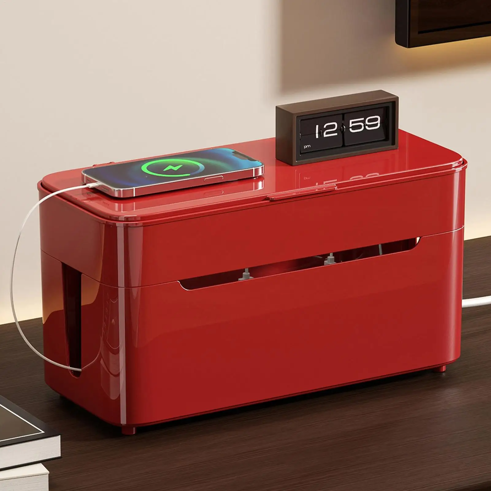 Кабельный органайзер, настольный ящик для хранения проводов с колесами, настольный ящик для хранения проводов для домашнего офиса, общежития, игровая настройка, подставка для телевизора
Кабельный органайзер, настольный ящик для хранения проводов с колесами, настольный ящик для хранения проводов для домашнего офиса, общежития, игровая настройка, подставка для телевизора