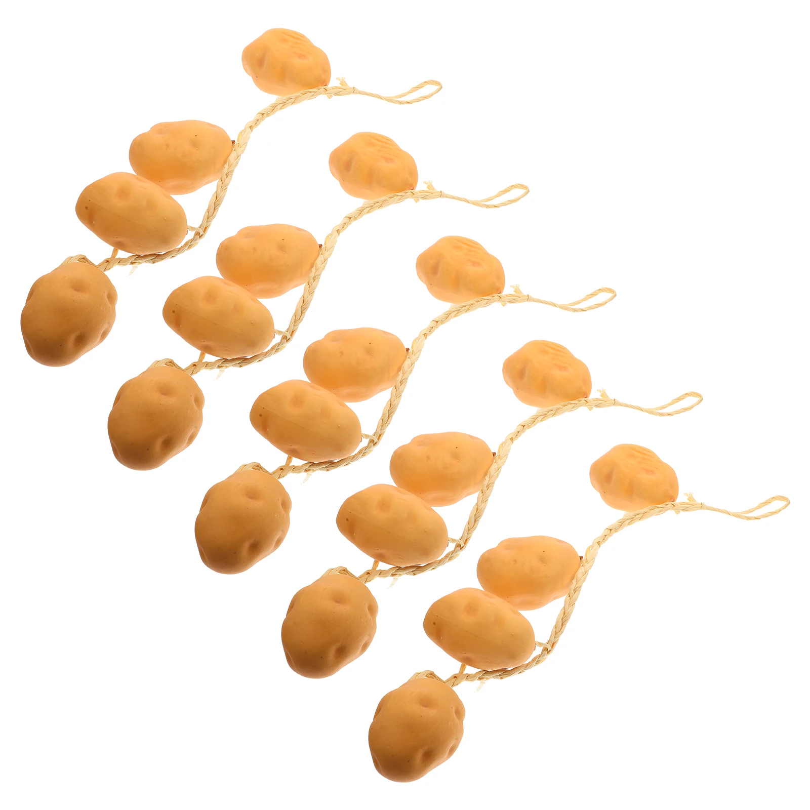 5pcs Potato Hanging Prop Realistic Details Home Supermarket Farm Kindergarten Photography Props Artificial Vegetable Decoration
5pcs Potato Hanging Prop Realistic Details Home Supermarket Farm Kindergarten Photography Props Artificial Vegetable Decoration