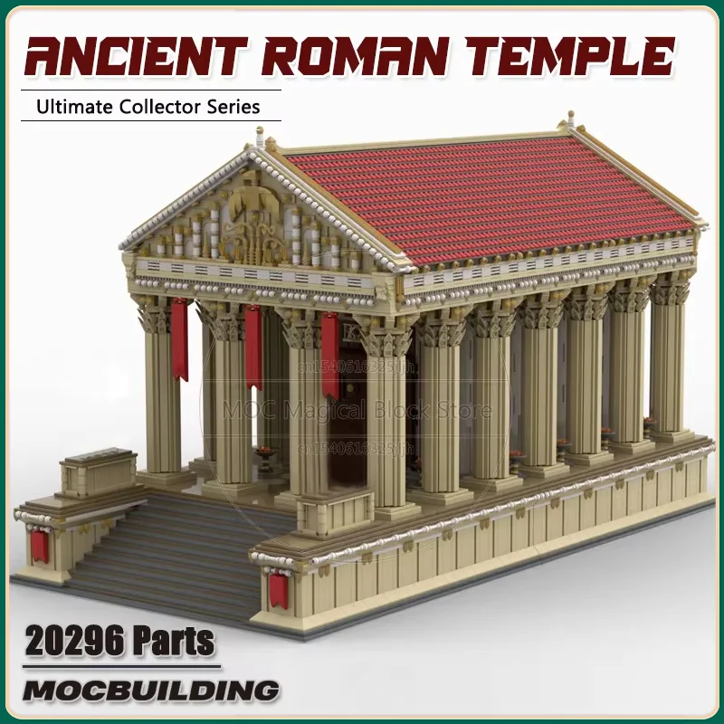 Ancient Roman Temple MOC Building Blocks Famous Castle Architecture City Street View Modular Brick Creative Collection Toys Gift
Ancient Roman Temple MOC Building Blocks Famous Castle Architecture City Street View Modular Brick Creative Collection Toys Gift