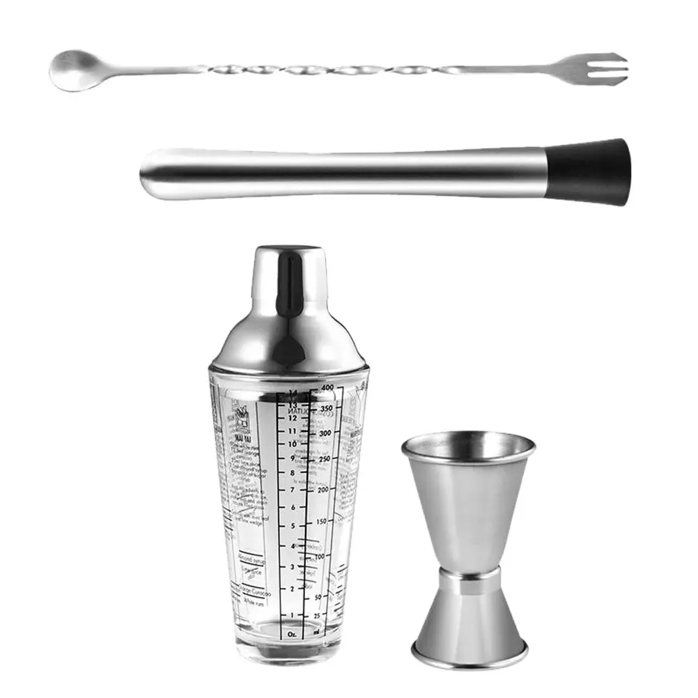 1Set Stainless Steel Cocktail Shaker Set Corrosion Resistant Professional Bartender Tools Home Party Cocktail Equipment Kit
1Set Stainless Steel Cocktail Shaker Set Corrosion Resistant Professional Bartender Tools Home Party Cocktail Equipment Kit