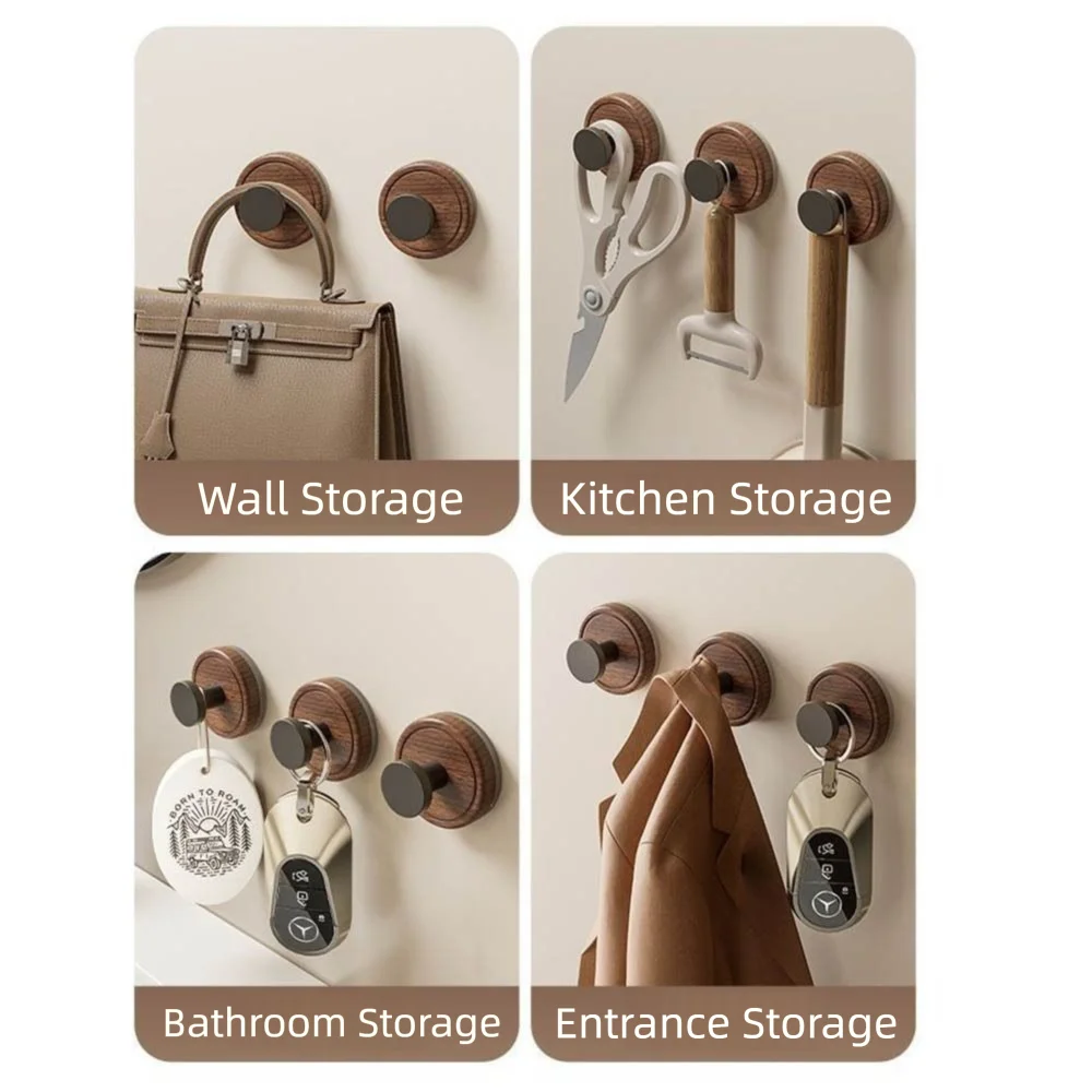 2pcs No Drilling Suction Cup Wood Hook Hanging Towel Rack Easy Installation Door Hook Reusable Save Space Clothes Towel Holder
2pcs No Drilling Suction Cup Wood Hook Hanging Towel Rack Easy Installation Door Hook Reusable Save Space Clothes Towel Holder