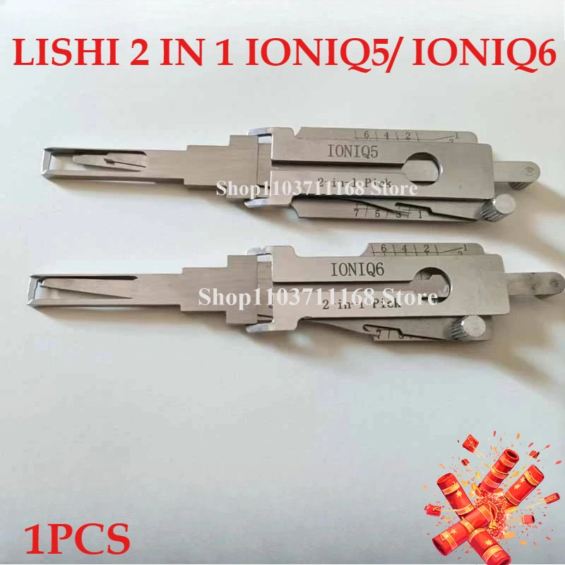 1PCS IONIQ5 IONIQ6 LISHI 2-IN-1 Lock Picking Gauge Decoder Vehicle Automotive for Hyundai for Ioniq Tucson KK12 Key Pick Decoder 
1PCS IONIQ5 IONIQ6 LISHI 2-IN-1 Lock Picking Gauge Decoder Vehicle Automotive for Hyundai for Ioniq Tucson KK12 Key Pick Decoder