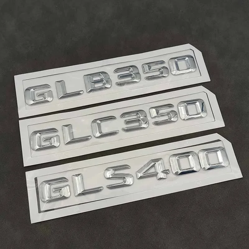 3D ABS Chrome Car Rear Trunk Badge Letters Sticker Logo GLB350 GLC350 GLS400 Emblem For Mercedes X166 X167 X247 X253 Accessories
3D ABS Chrome Car Rear Trunk Badge Letters Sticker Logo GLB350 GLC350 GLS400 Emblem For Mercedes X166 X167 X247 X253 Accessories