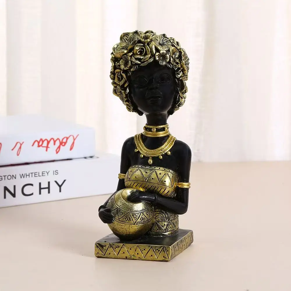 African Women Resin Statues Sculptures Statue Home Decoration Accessories Modern Art Ornaments Figurine Collectible Handicraft
African Women Resin Statues Sculptures Statue Home Decoration Accessories Modern Art Ornaments Figurine Collectible Handicraft