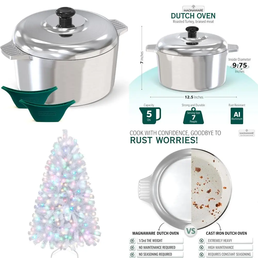 Легкая алюминиевая голландская духовка емкостью 5 литров с силиконовой крышкой для ровного распределения тепла и простой в использовании — идеальная кастрюля для посуды
Легкая алюминиевая голландская духовка емкостью 5 литров с силиконовой крышкой для ровного распределения тепла и простой в использовании — идеальная кастрюля для посуды