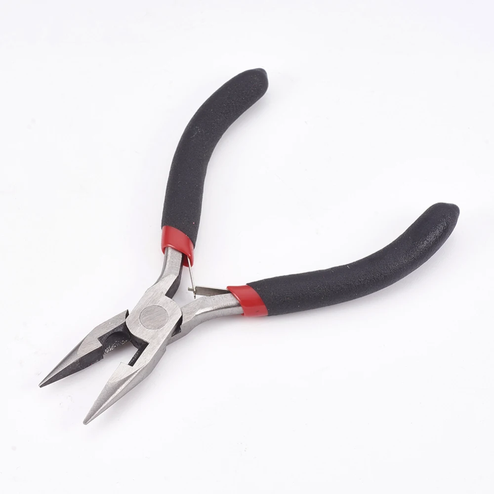 45# Carbon Steel Jewelry Pliers Needle Nose Pliers Polishing Black 12x8.3x1cm
45# Carbon Steel Jewelry Pliers Needle Nose Pliers Polishing Black 12x8.3x1cm