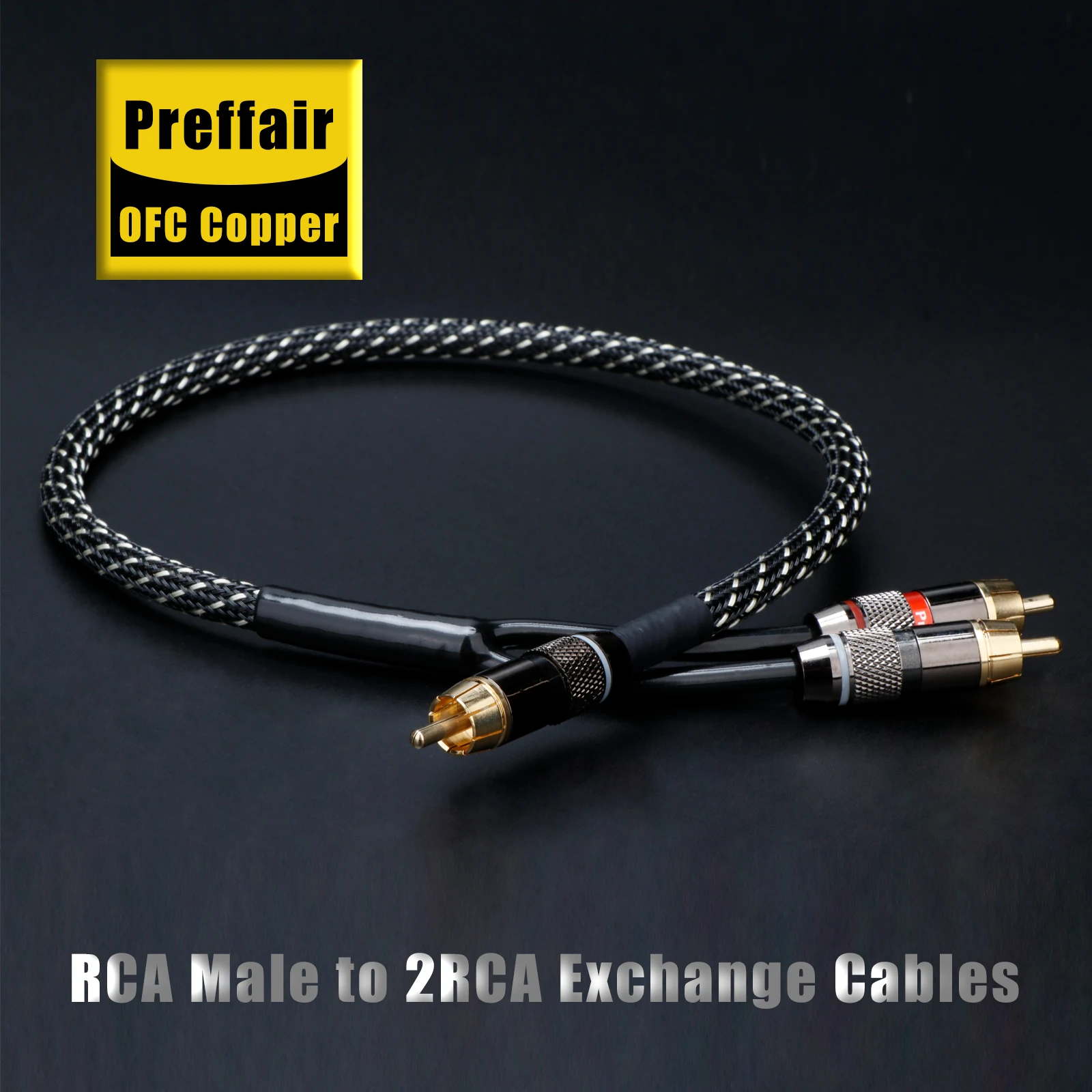 Preffair hi-fi OFC RCA to 2RCA Cable with gold plated Connector for Amplifier speaker home hifi system subwoofer
Preffair hi-fi OFC RCA to 2RCA Cable with gold plated Connector for Amplifier speaker home hifi system subwoofer