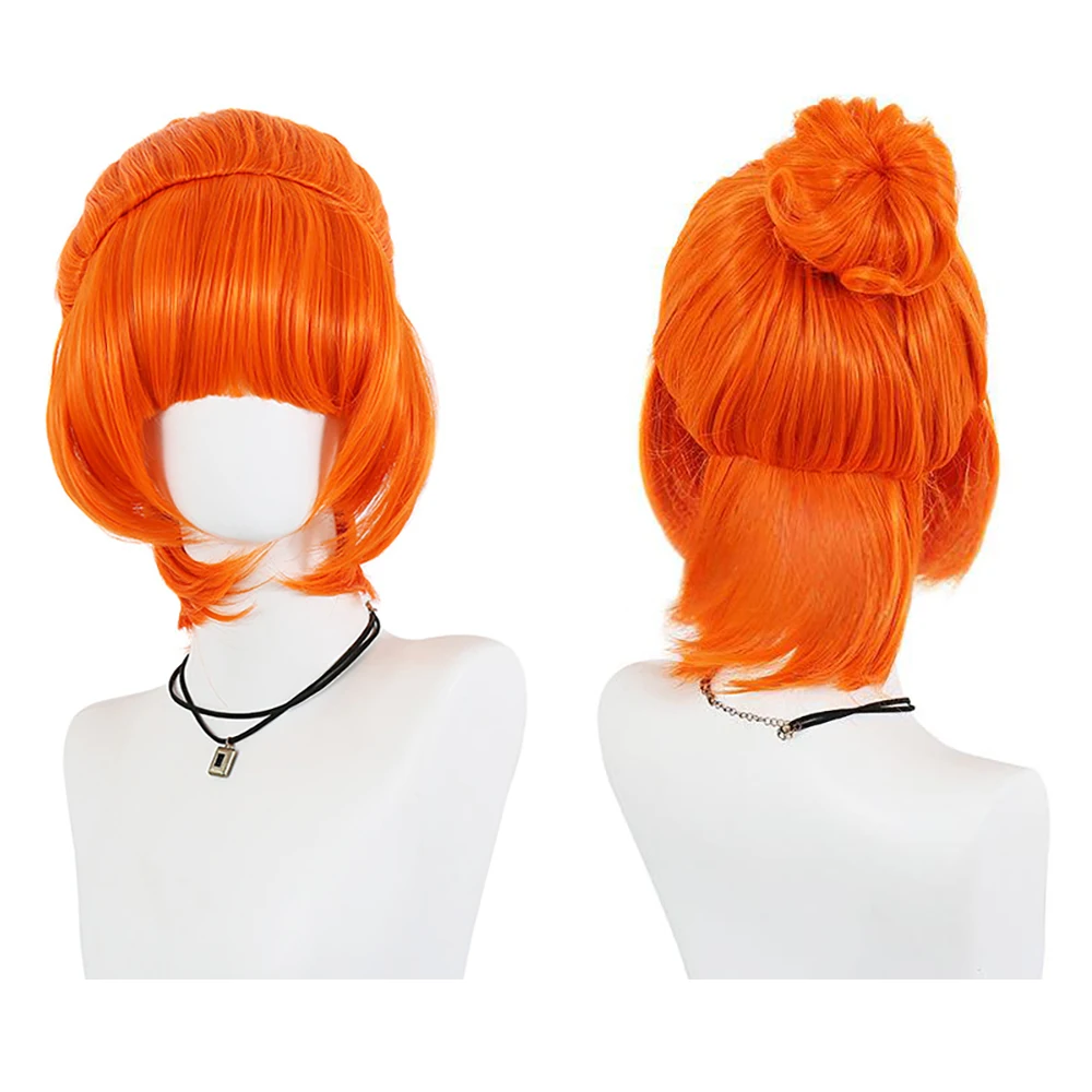 Lucy Wilde/Nami Cosplay Wig Pre-styled No Styling Bright Orange Half Up Bun Short Bob Heat Resistant Wig For Anime Halloween
Lucy Wilde/Nami Cosplay Wig Pre-styled No Styling Bright Orange Half Up Bun Short Bob Heat Resistant Wig For Anime Halloween