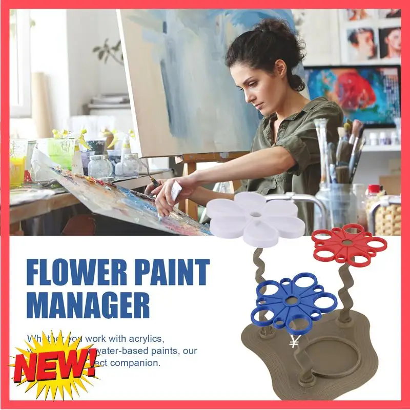 B17C Flower Paint Manager Paint Brush Cleaner Solution For Artists - Includes Paint Brush Holder, Your Artistic Companion
B17C Flower Paint Manager Paint Brush Cleaner Solution For Artists - Includes Paint Brush Holder, Your Artistic Companion