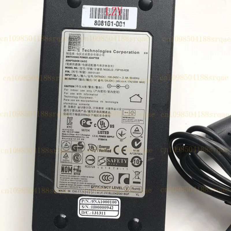 used 24V 4.17A 100W SWITCHING AC Power Supply Adapter FSP100-RDB For Zebra
used 24V 4.17A 100W SWITCHING AC Power Supply Adapter FSP100-RDB For Zebra