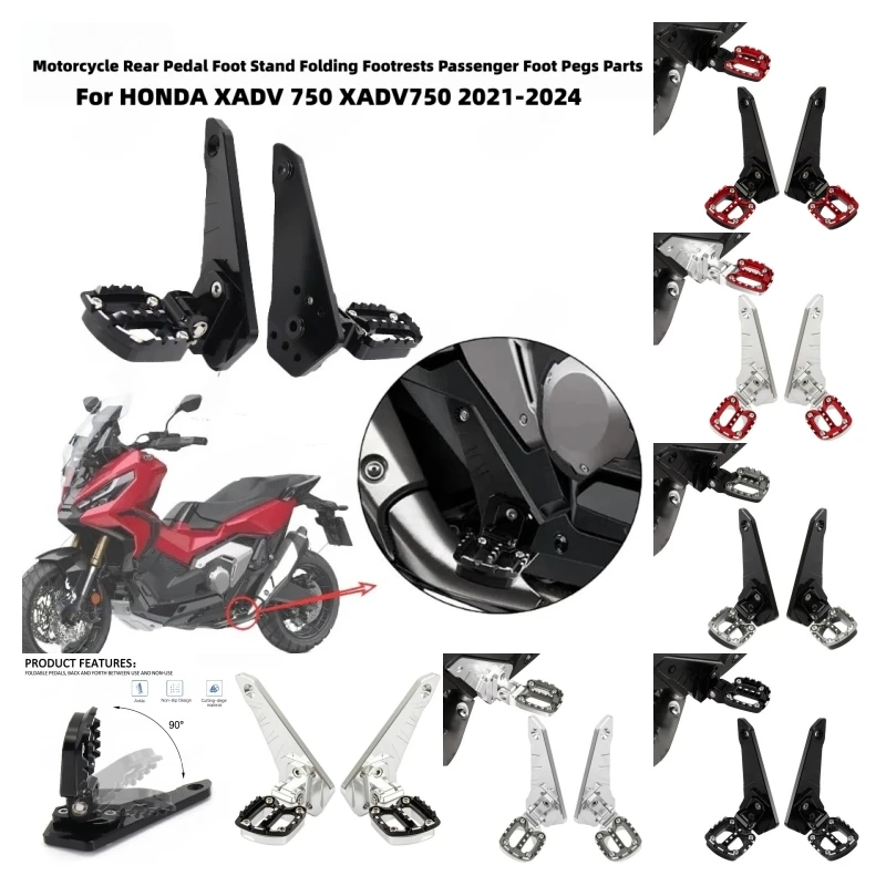 Motorcycle Rear Pedal Foot Stand Folding Footrests Passenger Foot Pegs Parts For HONDA XADV 750 XADV750 2021 2022 2023 2024
Motorcycle Rear Pedal Foot Stand Folding Footrests Passenger Foot Pegs Parts For HONDA XADV 750 XADV750 2021 2022 2023 2024
