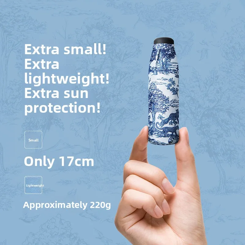 Ultra-Light Portable Sunshade Umbrella UV Protection Black Glue Sun Blocking Compact Five-Fold Umbrella for Women
Ultra-Light Portable Sunshade Umbrella UV Protection Black Glue Sun Blocking Compact Five-Fold Umbrella for Women