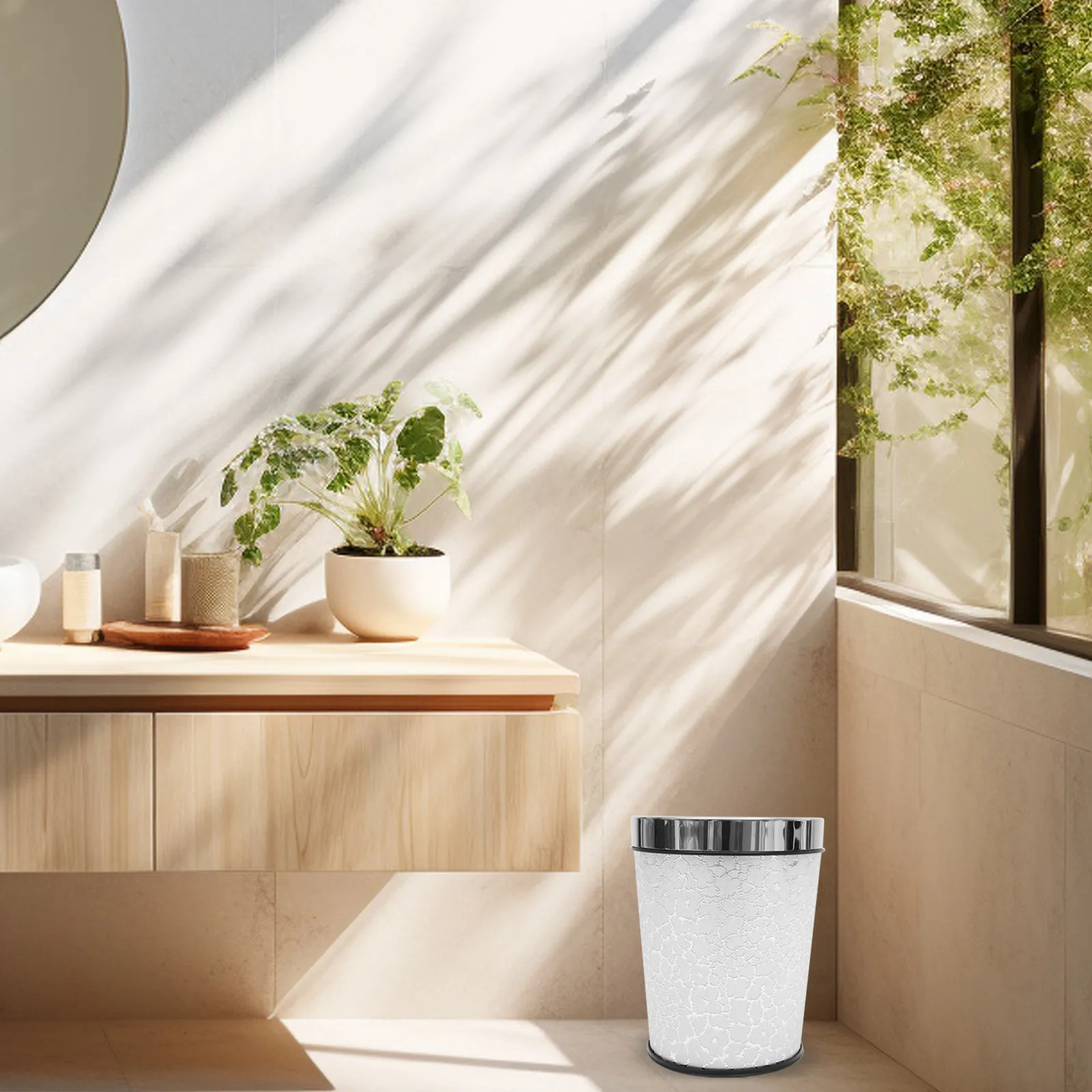 Large Capacity No Lid Trash Can PP Kitchen Garbage Bin Retro Style Household Wastebasket Office Bedroom Bathroom Use
Large Capacity No Lid Trash Can PP Kitchen Garbage Bin Retro Style Household Wastebasket Office Bedroom Bathroom Use