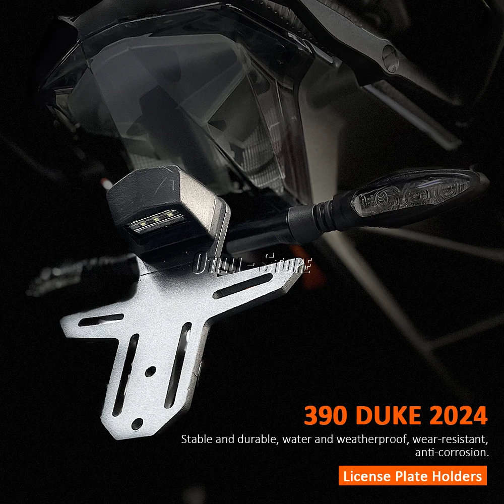New Duke390 LED Light Tail Tidy License Plate Holder For Duke 390 DUKE 2024 2025 Motorcycle Rear License Plate Accessories
New Duke390 LED Light Tail Tidy License Plate Holder For Duke 390 DUKE 2024 2025 Motorcycle Rear License Plate Accessories