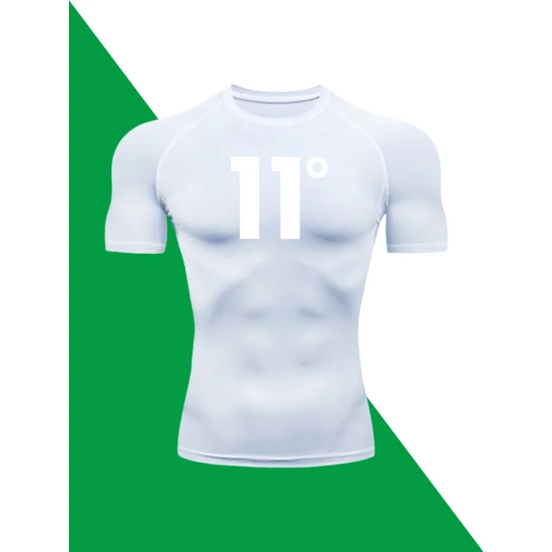 Sports and Fitness Tight Breathable Running Short T-shirt Number 11 Fast Dry Stylish Comfortable Clothes Top Compression Shirt
Sports and Fitness Tight Breathable Running Short T-shirt Number 11 Fast Dry Stylish Comfortable Clothes Top Compression Shirt