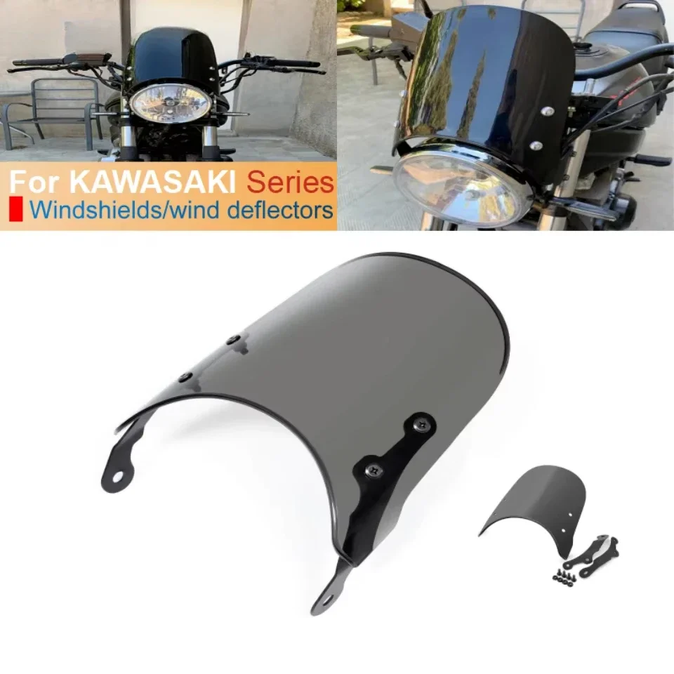 Windshield Windscreen For KAWASAKI W 800/STREET W400 ZR250 ZR750 Speed Street Twin Motorcycle Headlight Fairing Wind Deflector
Windshield Windscreen For KAWASAKI W 800/STREET W400 ZR250 ZR750 Speed Street Twin Motorcycle Headlight Fairing Wind Deflector