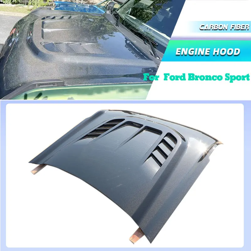 Carbon Fiber Car Front Engine Hood Cover for Ford Bronco Sport 2-Door 4-Door 2021-2023 Racing Engine Hood Bonnet Body Kit
Carbon Fiber Car Front Engine Hood Cover for Ford Bronco Sport 2-Door 4-Door 2021-2023 Racing Engine Hood Bonnet Body Kit