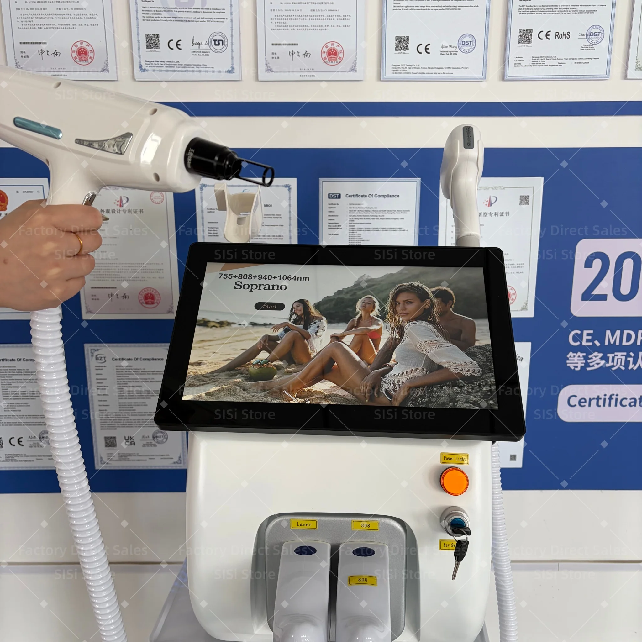 5000W10Bars Two-Stage Laser Picosecond Machine For Ice Sensitive Painless Hair Removal Tattoo Pigment Scar Removal 4 Wavelengths
5000W10Bars Two-Stage Laser Picosecond Machine For Ice Sensitive Painless Hair Removal Tattoo Pigment Scar Removal 4 Wavelengths