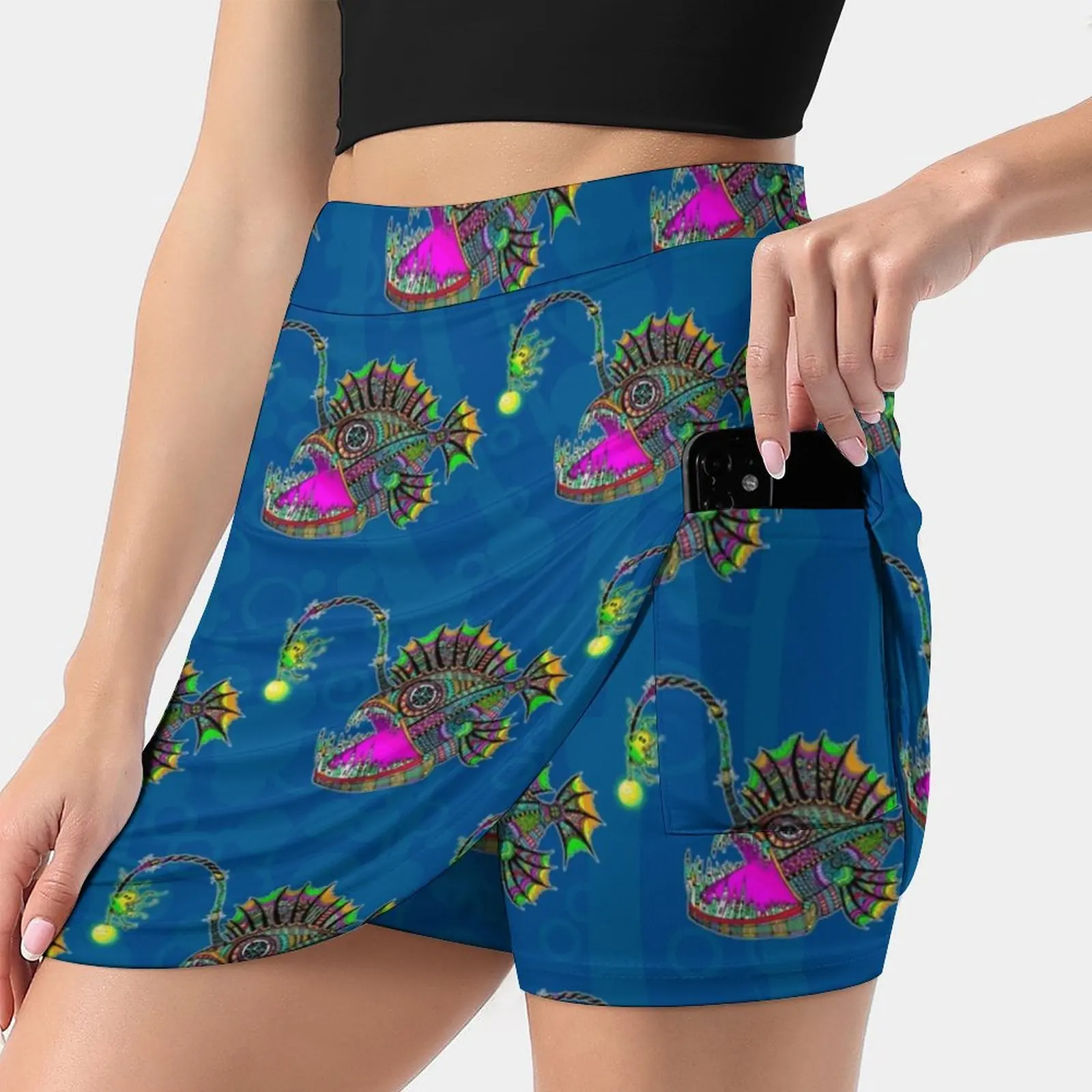 Electric Angler Fish Women's skirt With Pocket Vintage Skirt Printing A Line Skirts Summer Clothes Angler Fish Lantern Fish Sea
Electric Angler Fish Women's skirt With Pocket Vintage Skirt Printing A Line Skirts Summer Clothes Angler Fish Lantern Fish Sea