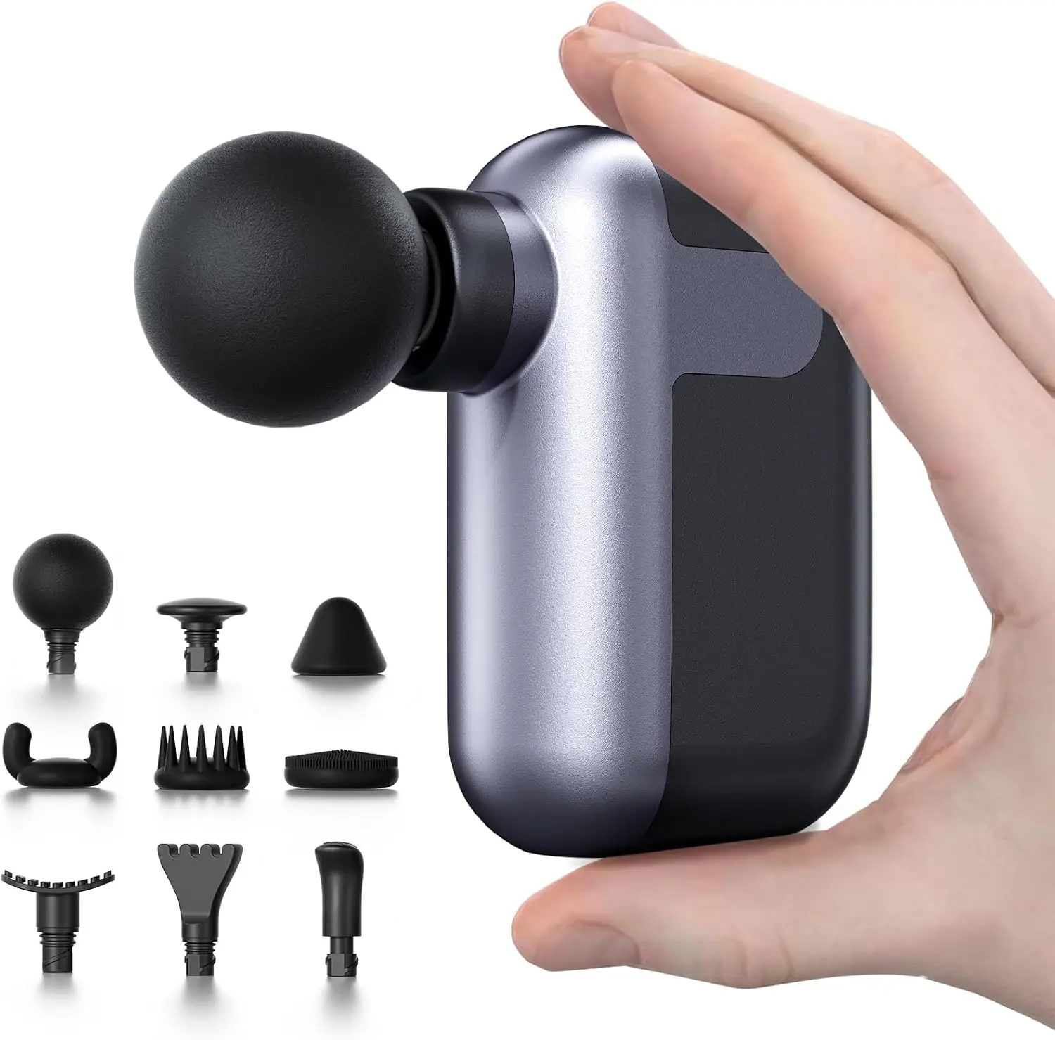 Portable Percussion Massage Gun with 10 Heads, Deep Tissue Relief for Athletes and Office Use
Portable Percussion Massage Gun with 10 Heads, Deep Tissue Relief for Athletes and Office Use