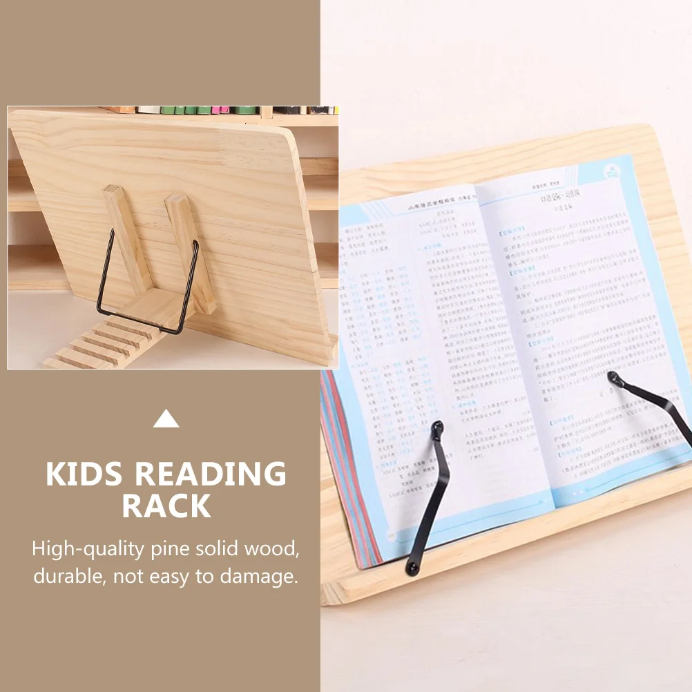Tablet Reading Rack Student Book Shelf Desk Stand Wooden Bookshelf for Rest
Tablet Reading Rack Student Book Shelf Desk Stand Wooden Bookshelf for Rest