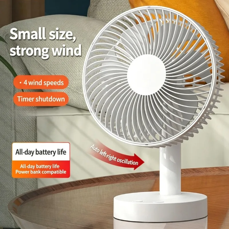 Rechargeable USB Desktop Mini Fan, Strong Wind Fan for Dormitory & Office
Rechargeable USB Desktop Mini Fan, Strong Wind Fan for Dormitory & Office