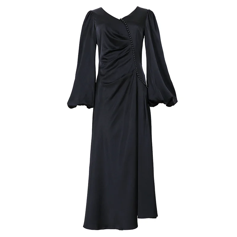Women's Runway Fashion Spring Autumn Long Sleeve V Neck Dress Female High Waist Chic Party A-line Dress TB1677
Women's Runway Fashion Spring Autumn Long Sleeve V Neck Dress Female High Waist Chic Party A-line Dress TB1677