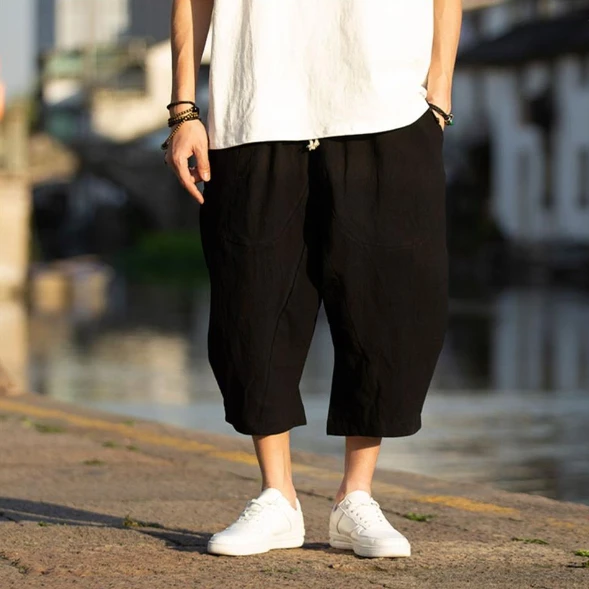 Loose Fit Linen Cotton Blend Men's Summer Thin ort Pants Breathable Comfortable Straight Leg Casual Trousers
Loose Fit Linen Cotton Blend Men's Summer Thin ort Pants Breathable Comfortable Straight Leg Casual Trousers