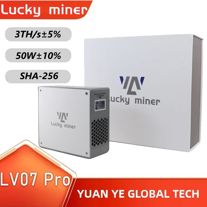 Bitcoin Sha256 Miner Lucky Miner LV07 Pro 3th/s 50W In Stock Newest BTC Solo Lottery Crypto BTC Miner With Power Supply
Bitcoin Sha256 Miner Lucky Miner LV07 Pro 3th/s 50W In Stock Newest BTC Solo Lottery Crypto BTC Miner With Power Supply