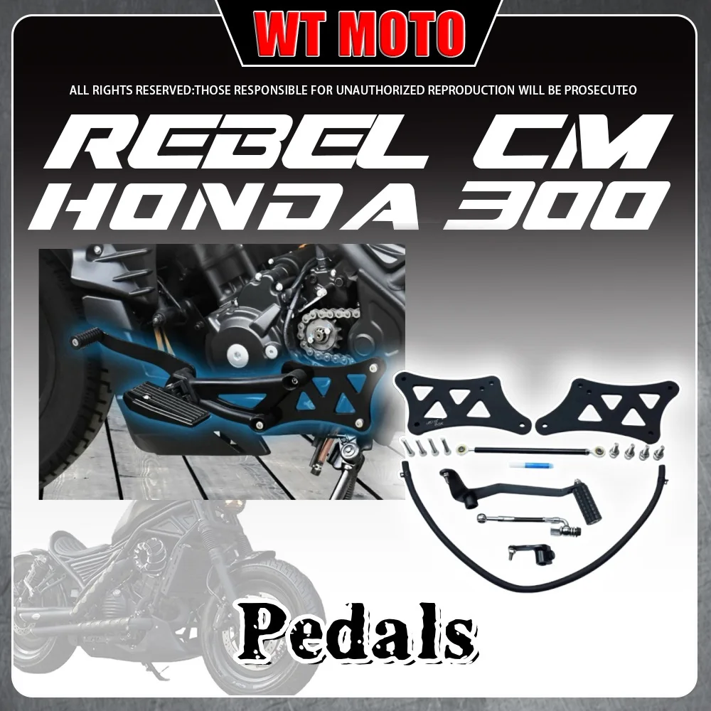 For Honda Rebel 300 CM300 pedals forward front pedals widened pedals for Honda rebel cm 300
For Honda Rebel 300 CM300 pedals forward front pedals widened pedals for Honda rebel cm 300