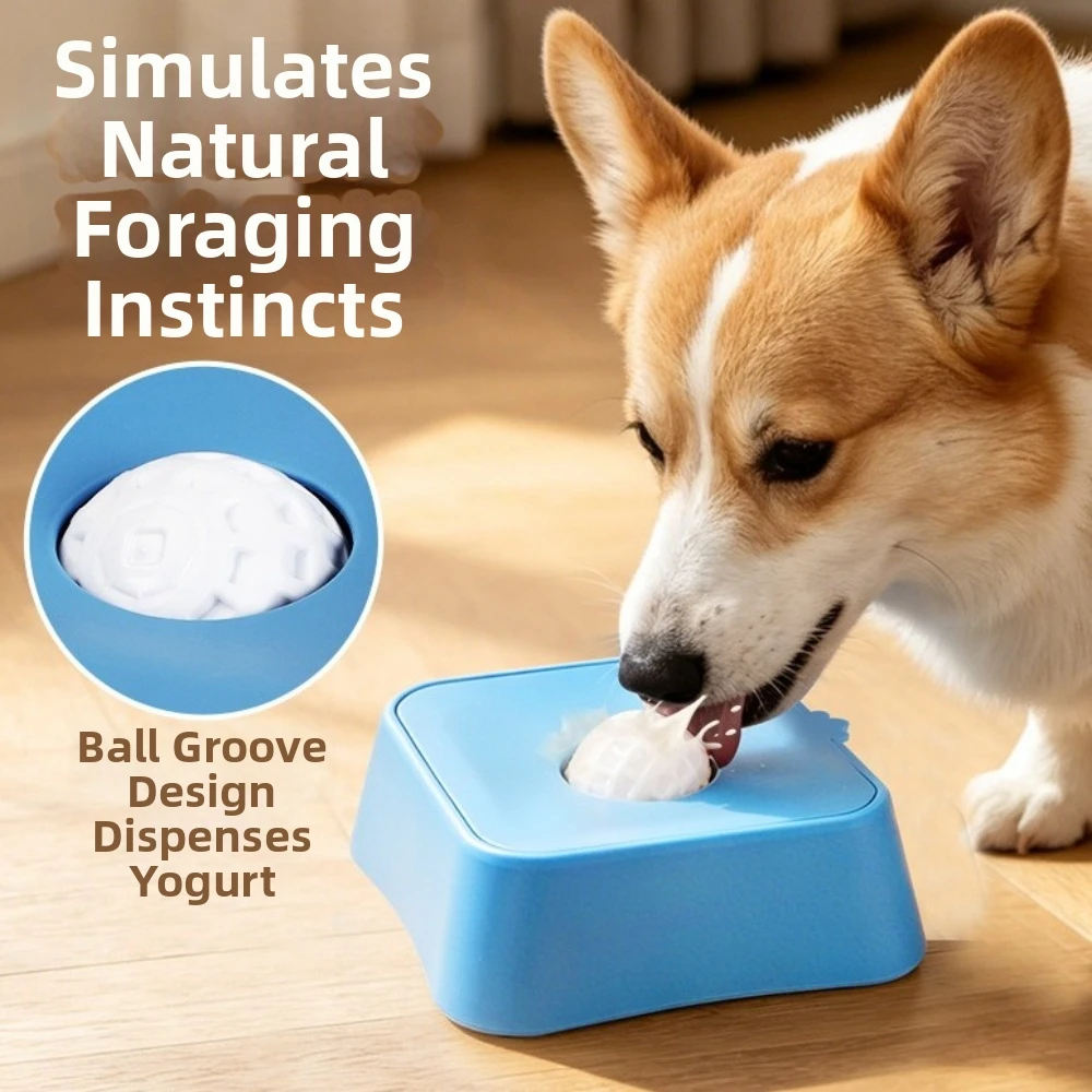Funny Anti-Slip Dog Licking Bowl Large Capacity Spill-Proof Slow Eating Bowl Rolling Licking Plastic Pet Slow Feeder Travel
Funny Anti-Slip Dog Licking Bowl Large Capacity Spill-Proof Slow Eating Bowl Rolling Licking Plastic Pet Slow Feeder Travel