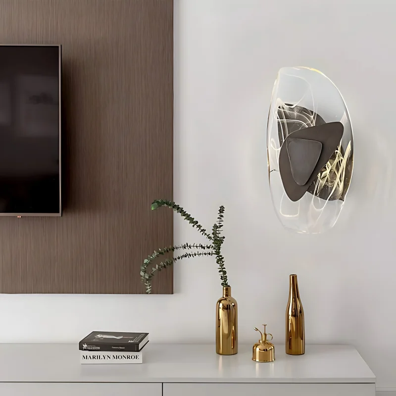 Modern Creative Metal Glass Nordic Living Room TV Background Aisle Entrance Stairs Patio Wall Hanging Lamp Bedroom Bed Wall Lamp
Modern Creative Metal Glass Nordic Living Room TV Background Aisle Entrance Stairs Patio Wall Hanging Lamp Bedroom Bed Wall Lamp