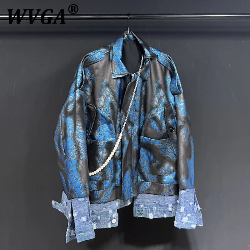WVGA Autumn Winter New Man Tide High Street Heavy Long Sleeve Coats Niche Chic Large Pocket Patchwork Denim Jacket Ins Y2K W9537
WVGA Autumn Winter New Man Tide High Street Heavy Long Sleeve Coats Niche Chic Large Pocket Patchwork Denim Jacket Ins Y2K W9537