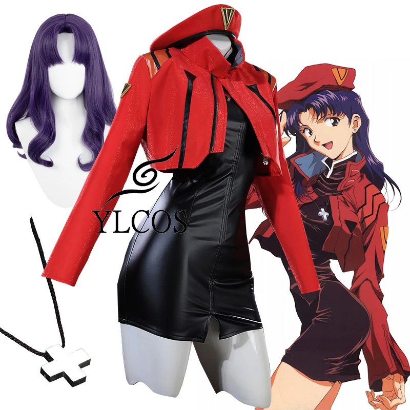 Anime EVA Katsuragi Misato Cosplay Costumes PU Leather Uniform Halloween Party Dress For Women Girls Suit
Anime EVA Katsuragi Misato Cosplay Costumes PU Leather Uniform Halloween Party Dress For Women Girls Suit