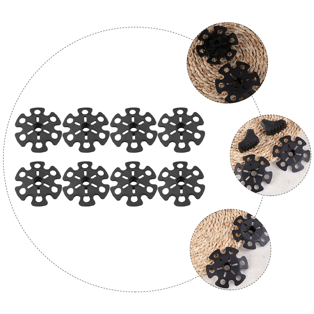 8pcs Trekking Pole Tips Snowflake Baskets Hiking Accessories Durable Rubber Large Area Walking Stick Guard Outdoor Activity
8pcs Trekking Pole Tips Snowflake Baskets Hiking Accessories Durable Rubber Large Area Walking Stick Guard Outdoor Activity