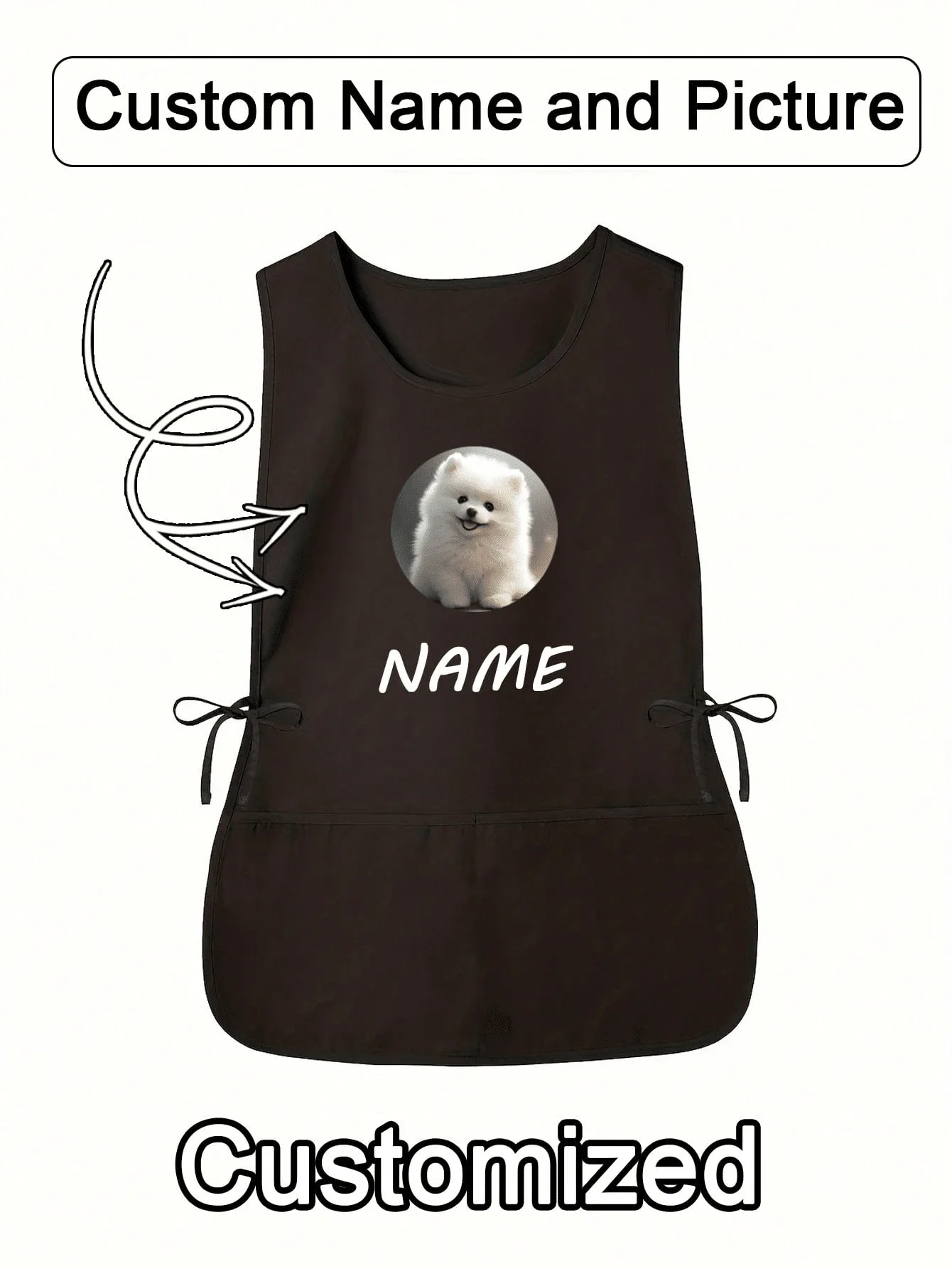 Personalized Custom Apron For Kitchen Hair Stylist 2 Pocket Quick Dry Polyester Adult Bib
Personalized Custom Apron For Kitchen Hair Stylist 2 Pocket Quick Dry Polyester Adult Bib