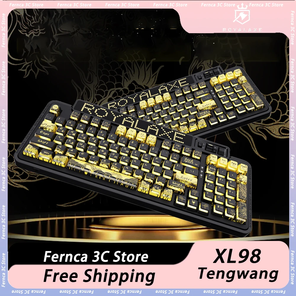 Механическая клавиатура Royal Axe XL98 Tengwang, беспроводная клавиатура с тремя режимами, RGB, 98Key, Bluetooth, для игр, E-sports, Офисная Клавиатура, подарок на заказ
Механическая клавиатура Royal Axe XL98 Tengwang, беспроводная клавиатура с тремя режимами, RGB, 98Key, Bluetooth, для игр, E-sports, Офисная Клавиатура, подарок на заказ
