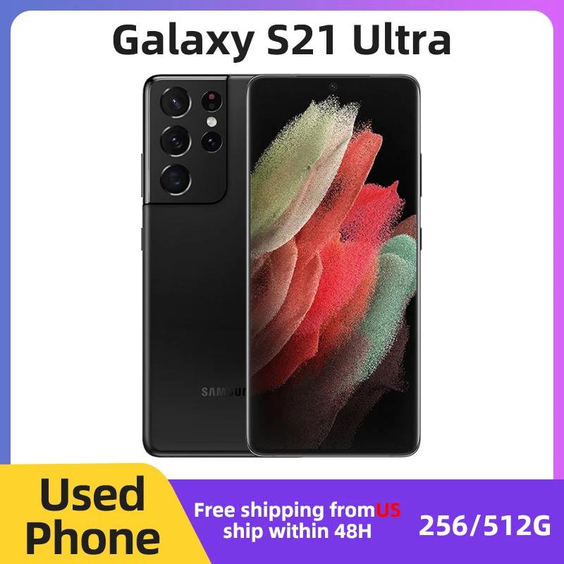 Б/у смартфон Samsung Galaxy S21 Ultra 5G Unlocked SM-G998U, 256 ГБ/512 ГБ ROM, черный
Б/у смартфон Samsung Galaxy S21 Ultra 5G Unlocked SM-G998U, 256 ГБ/512 ГБ ROM, черный