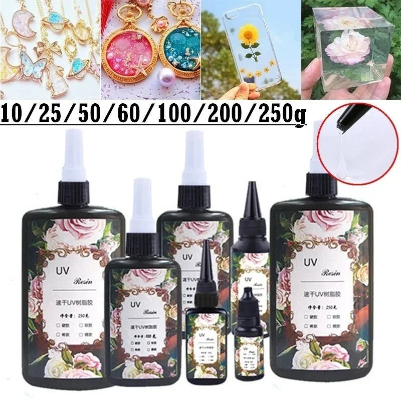 10/25/60/100/200 г смола ультрафиолетовая отверждаемая эпоксидная смола DIY изготовление ювелирных изделий высокая полупрозрачная быстрое твердость художественные ремесла литье покрытие
10/25/60/100/200 г смола ультрафиолетовая отверждаемая эпоксидная смола DIY изготовление ювелирных изделий высокая полупрозрачная быстрое твердость художественные ремесла литье покрытие