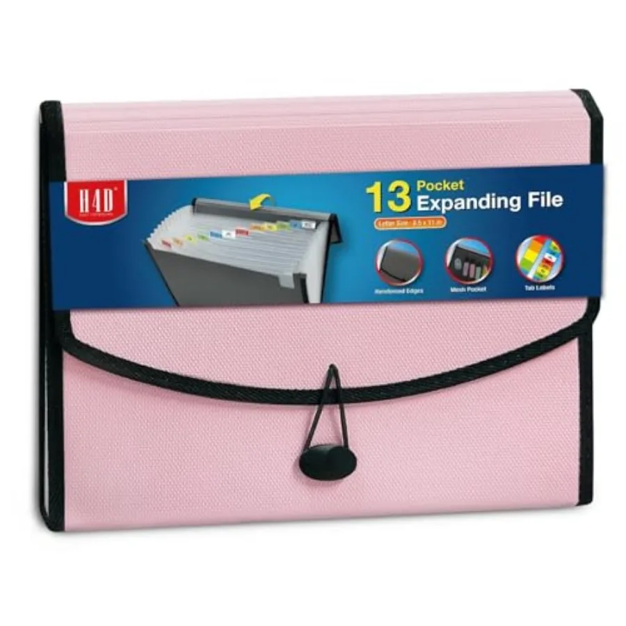 13-Pocket Accordion File Organizer with Mesh Pocket, Expanding File Folder with Tabs, Expandable Document Organizer for Home Of
13-Pocket Accordion File Organizer with Mesh Pocket, Expanding File Folder with Tabs, Expandable Document Organizer for Home Of