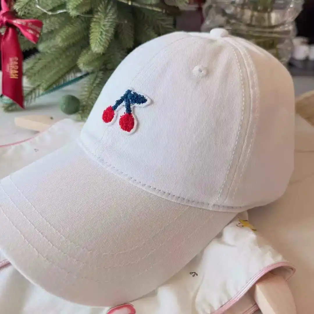 NEW 2025 BP White Baseball Cap Sun Protection Boy Girls Hat Adjustable Children Baseball Cap Baby Summer Red Cherry Sun Hat
NEW 2025 BP White Baseball Cap Sun Protection Boy Girls Hat Adjustable Children Baseball Cap Baby Summer Red Cherry Sun Hat