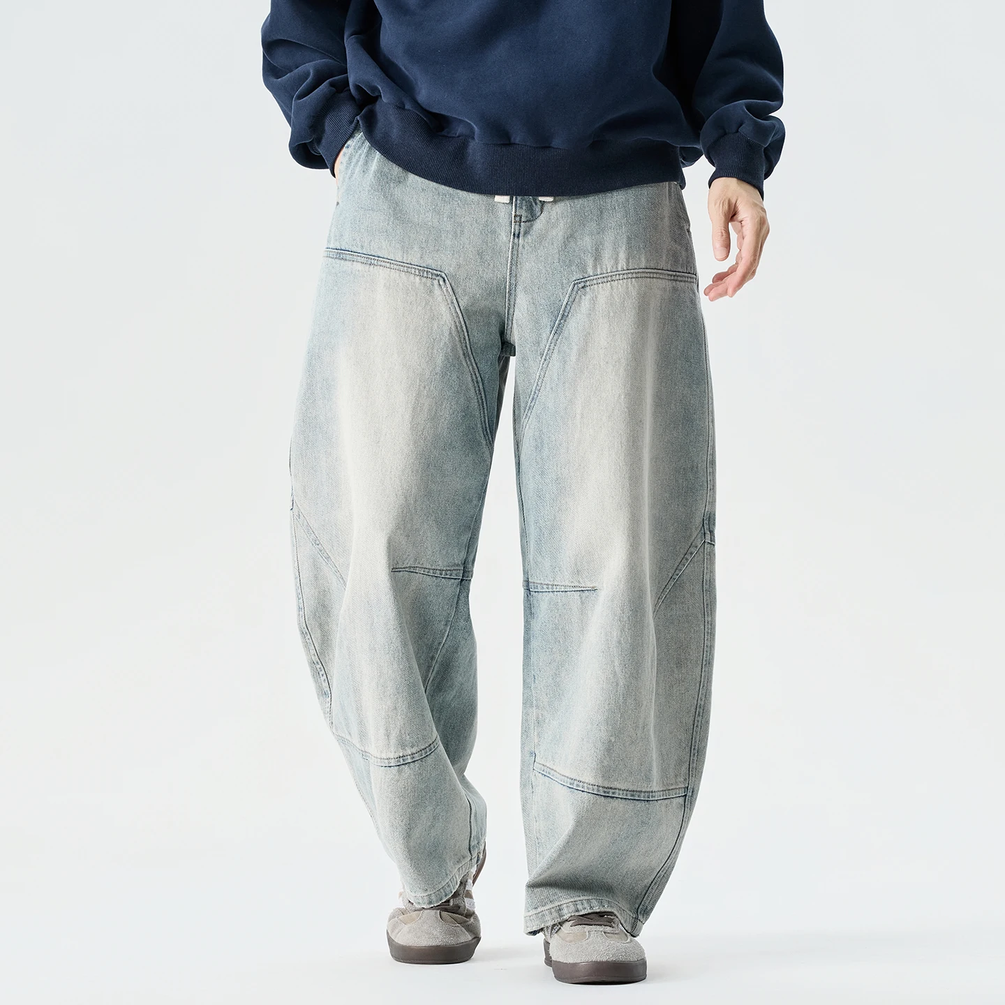 Men's Denim Pants Vintage Washing Wide Leg Loose Jeans Casual Straight American Style Male Trousers New 2026 Oversize Trousers
Men's Denim Pants Vintage Washing Wide Leg Loose Jeans Casual Straight American Style Male Trousers New 2026 Oversize Trousers